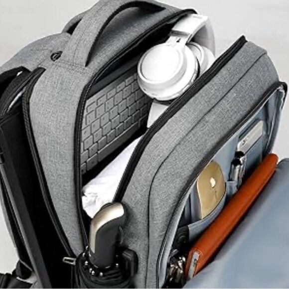 Tigernu Anti-theft Men 15.6 in USB Charging Travel/College/School Backpack - Picture 6 of 8